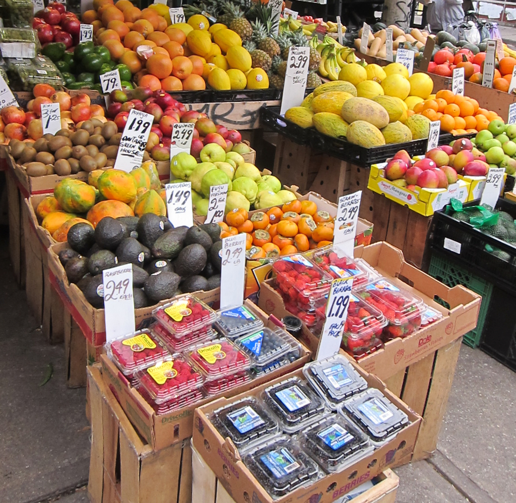 Produce stand at Kensington Ave. & St. Andrew